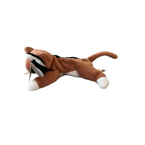 Ty Beanie Baby Chip the Cat Retired RARE Errors Mint 1996 w/tag protector case. - Picture 3 of 7